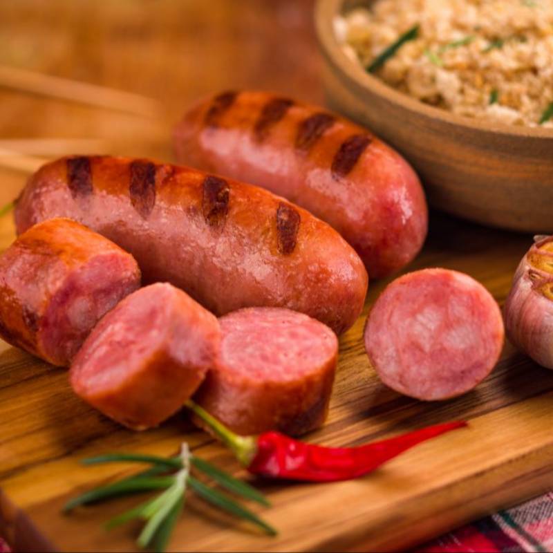 Linguiça calabresa fresca frita