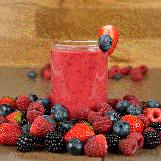 Suco De Frutas Vermelhas Copo