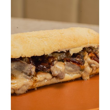 CIABATTA DE FILÉ AO GORGONZOLA