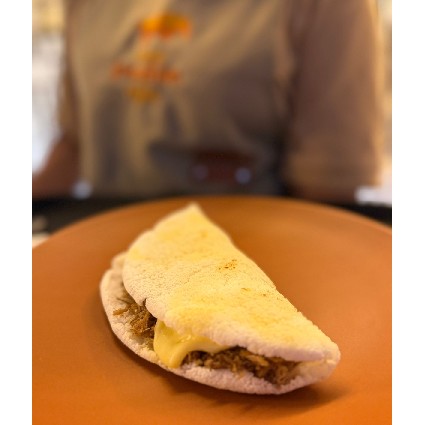 TAPIOCA DE CARNE DO SOL COM QUEIJO